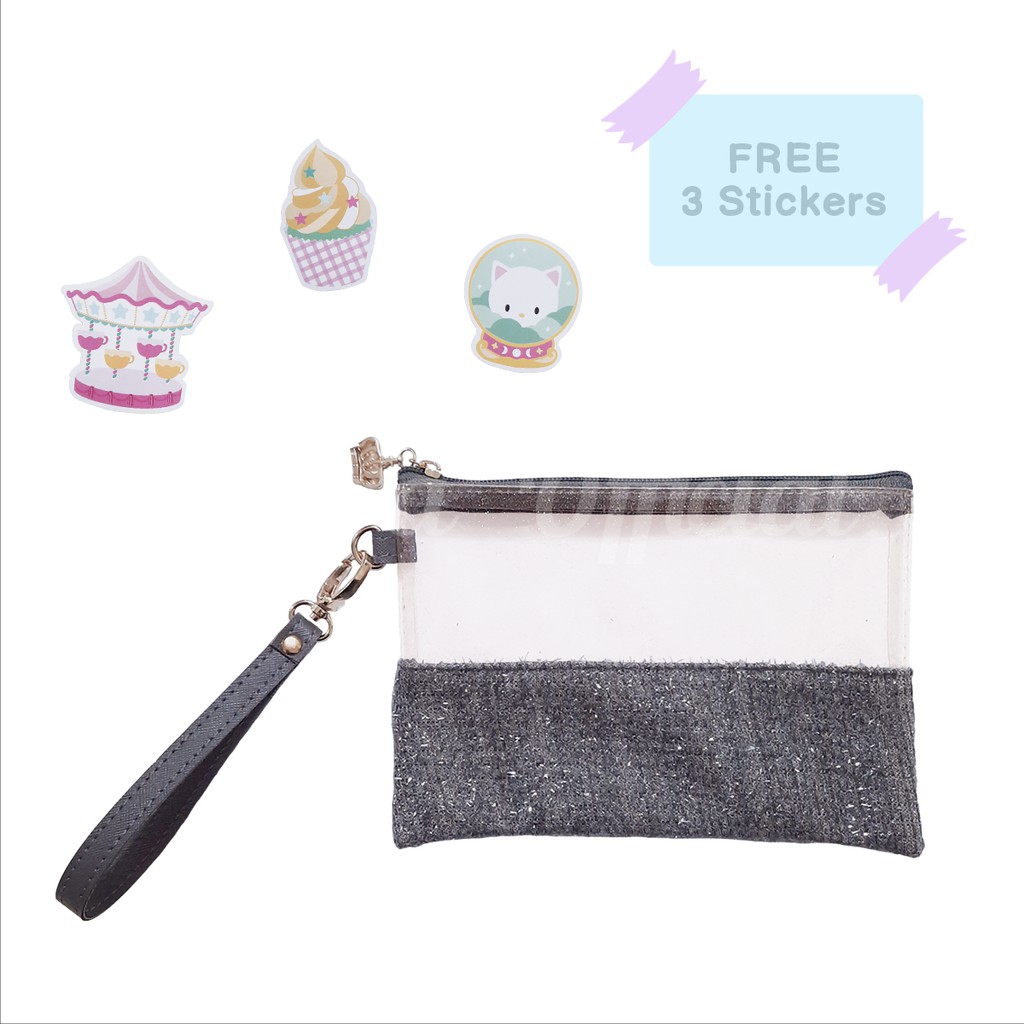 TEMPAT MASKER DOMPET MASKER MIKA GLITTER STICKER DIY SHIFRA