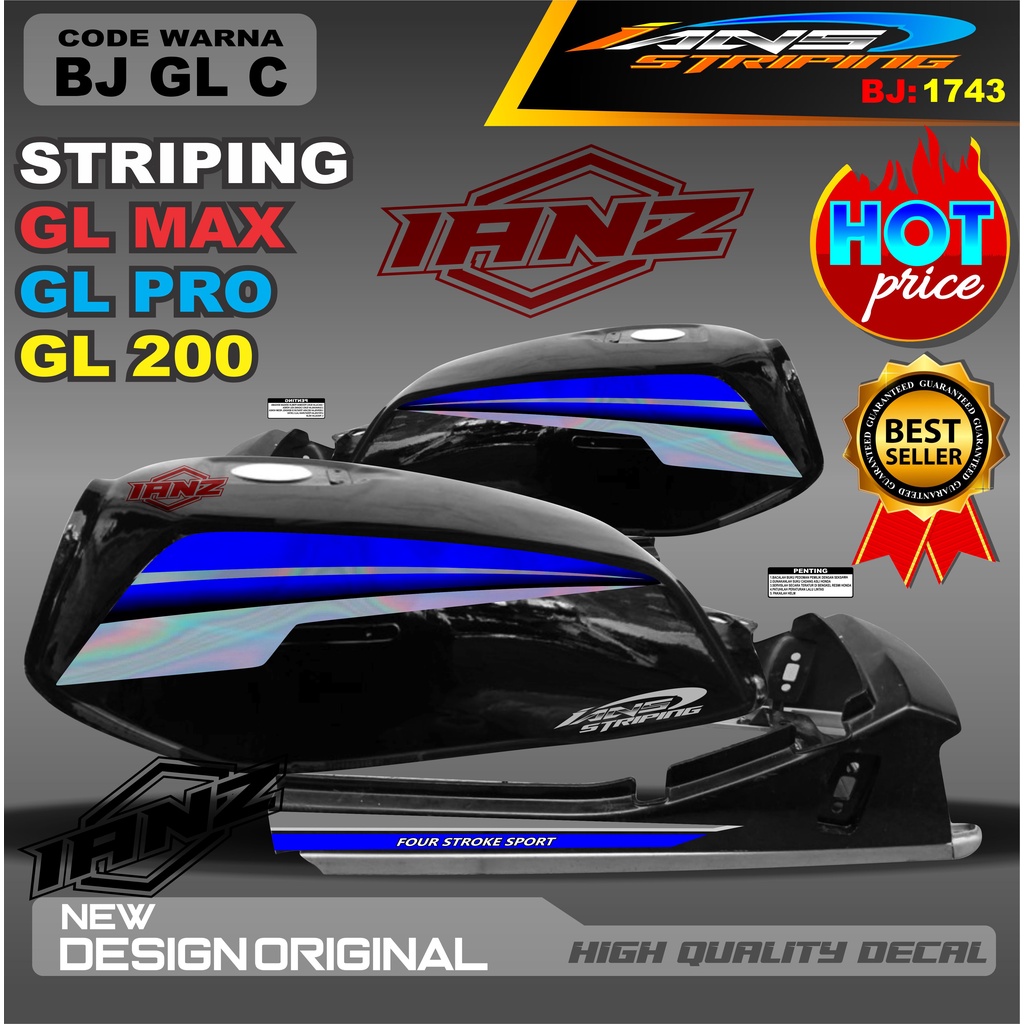 STIKER HOLOGRAM GL PRO TERBARU  /  STIKER GL MAX VARIASI HOLOGRAM / STIKER HOLOGRAM