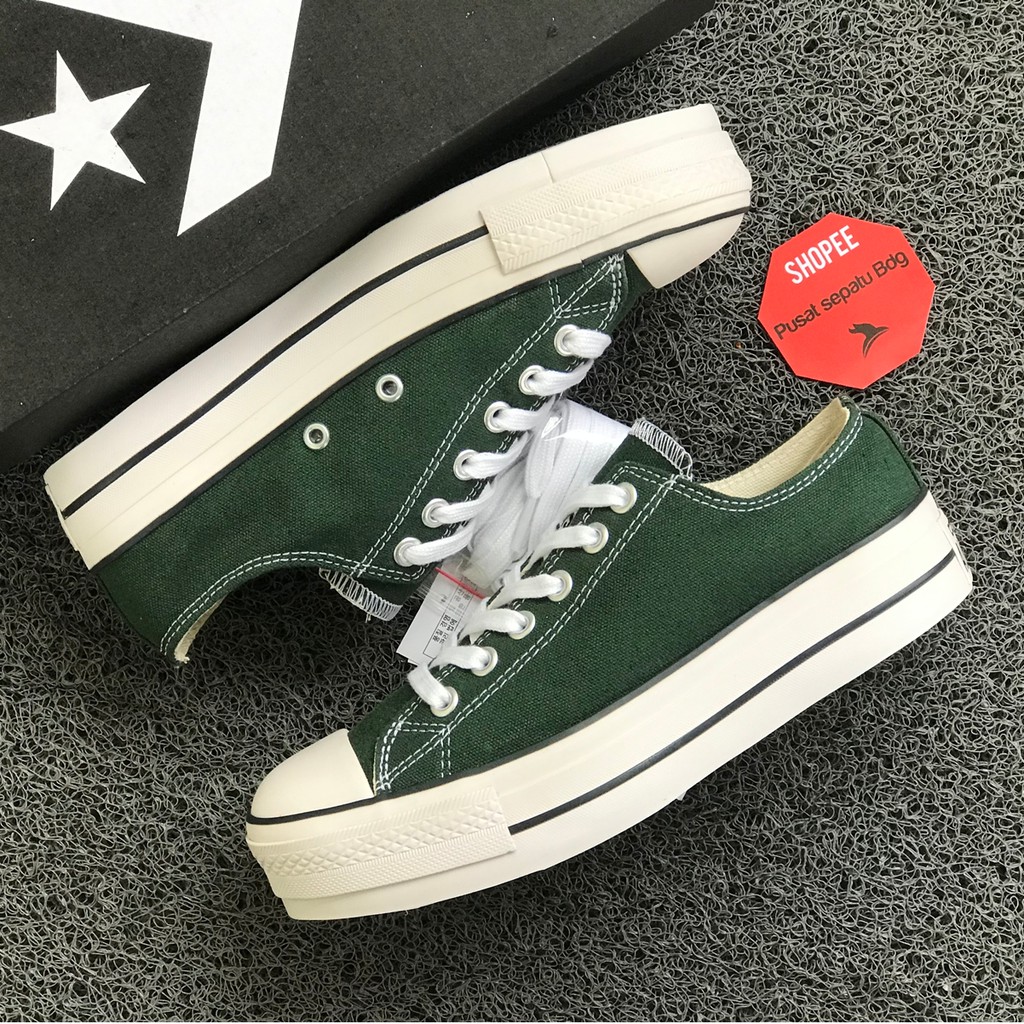 Sepatu Converse Platform Low Green