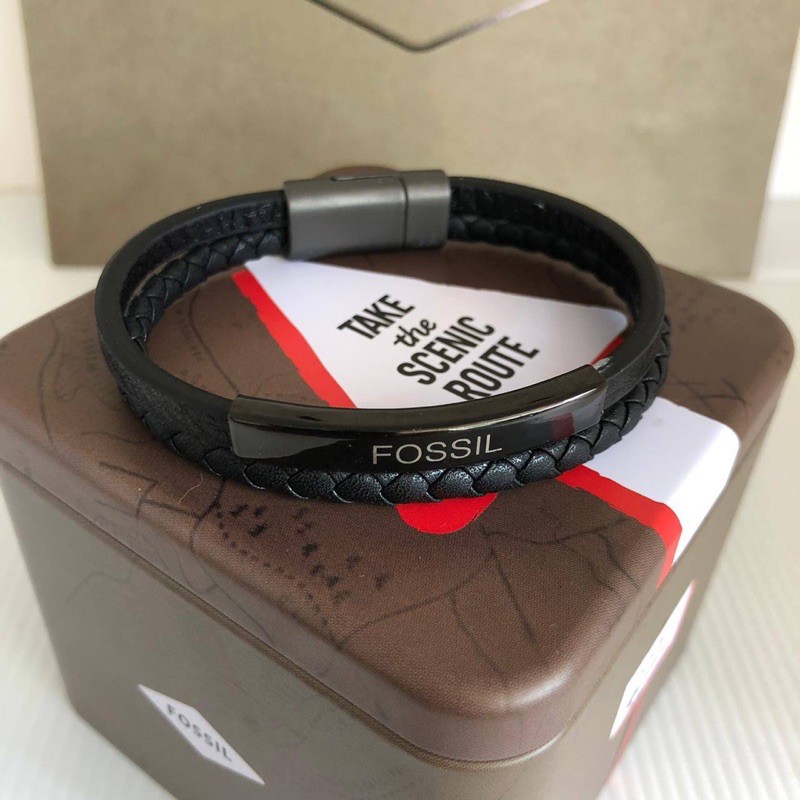 GELANG FOSSIL PRIA ORIGINAL 100%