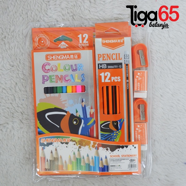 365 STATIONERY SET #40979 Buku &amp; Alat Tulis Anak / Karakter Fancy Gambar Lucu