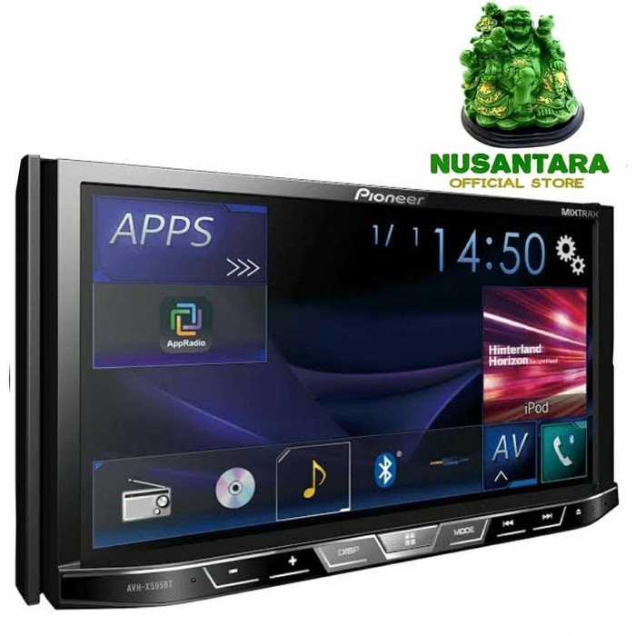 Pioneer Head Unit AVH X595BT Double Din 7" Motorize