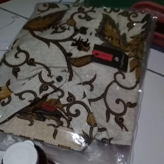 Lbl155 Kemeja Batik Pria Slimfit Original Lengan Panjang