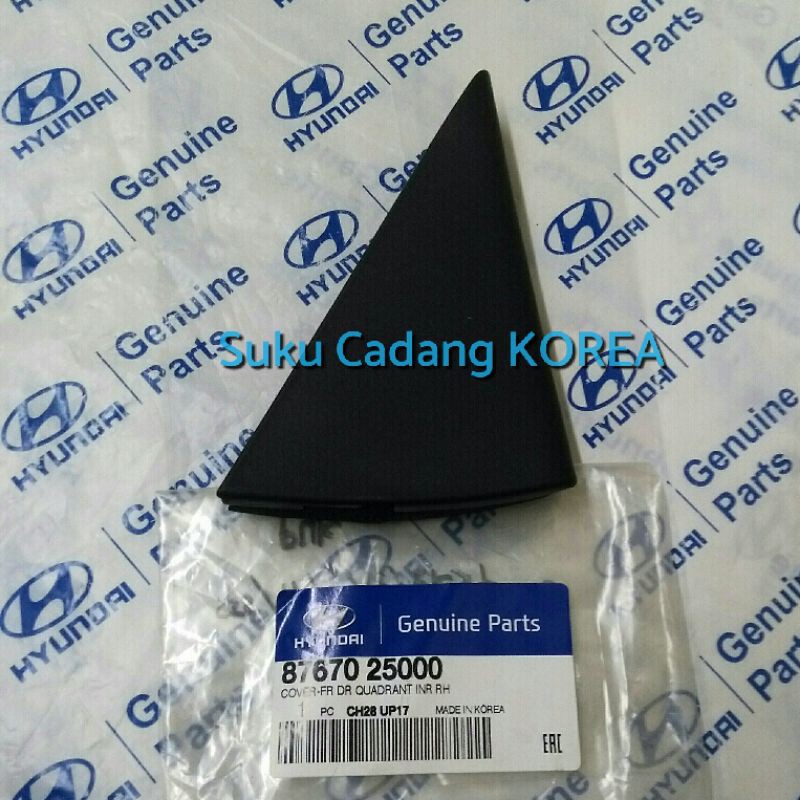 Cover Quadrant Tutup Segitiga Spion Kanan type model electric Hyundai Verna Avega