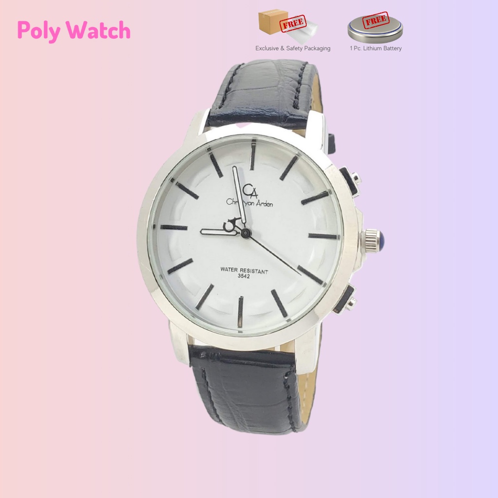 Jam Tangan Fashion Pria Kulit Christyan Arden Original CA3110