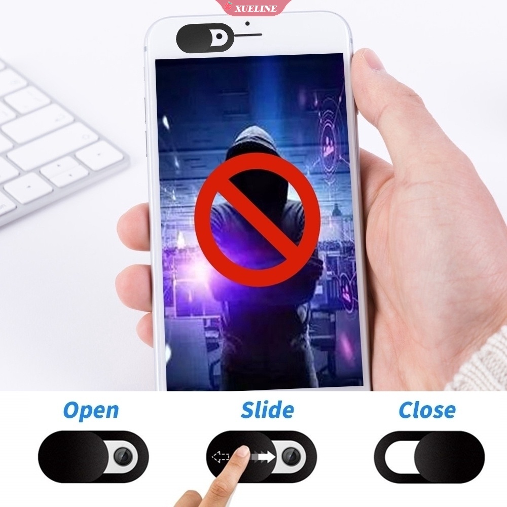 1 PC Stiker Penutup Kamera WebCam Magnetik Anti Spy Untuk iPhone Laptop PC iPad Tablet