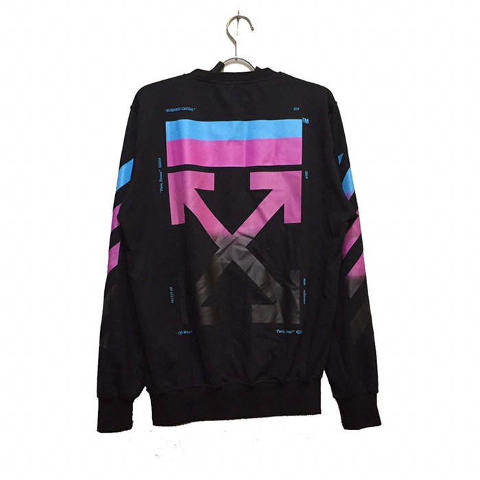 black gradient crewneck