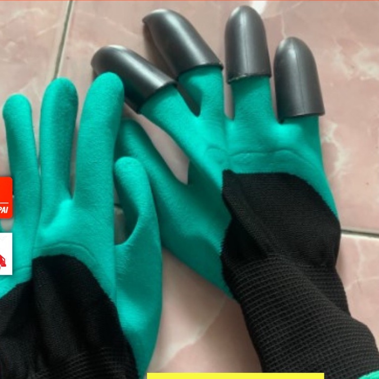 Sarung Tangan Kebun Karet Cakar Tanaman Peralatan Berkebun ANTISLIP Sarung Tangan Berkebun Garden Genie Gloves Cakar Penggali Gali Tanah Pertanian Praktis SPANDEX