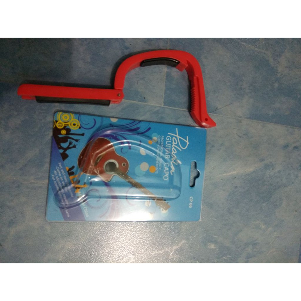 Capo Gitar dan Bass Akustik Elektrik Merk Cowboy Tipe AW-1005 Model D Alat Jepit Jakarta Murah
