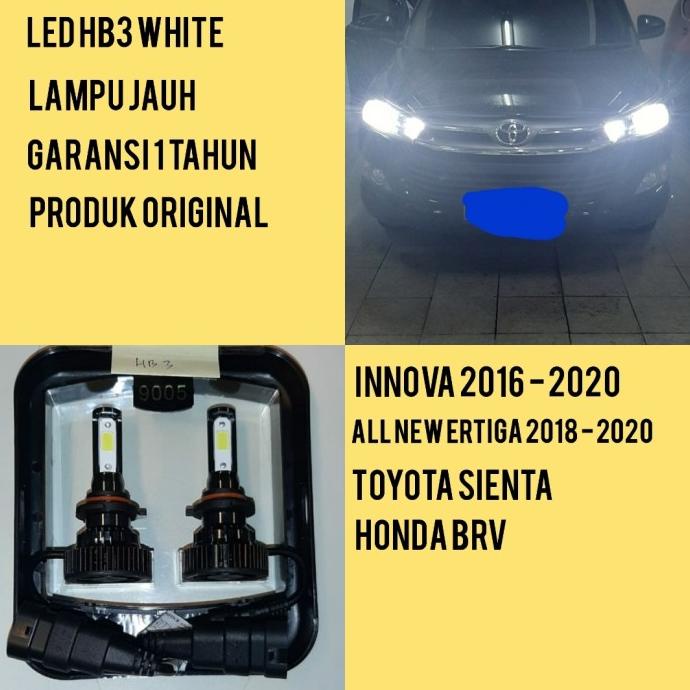LED HB3 WHITE - LAMPU JAUH HONDA BRV GARANSI 1 TAHUN ORIGINAL rod14 Berkualitas