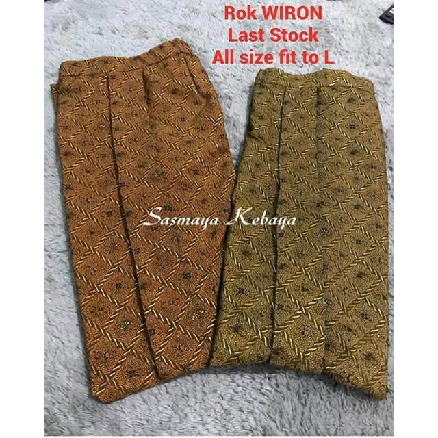 Rok jarik wiron coklat jarik jawa termurah sasmaya