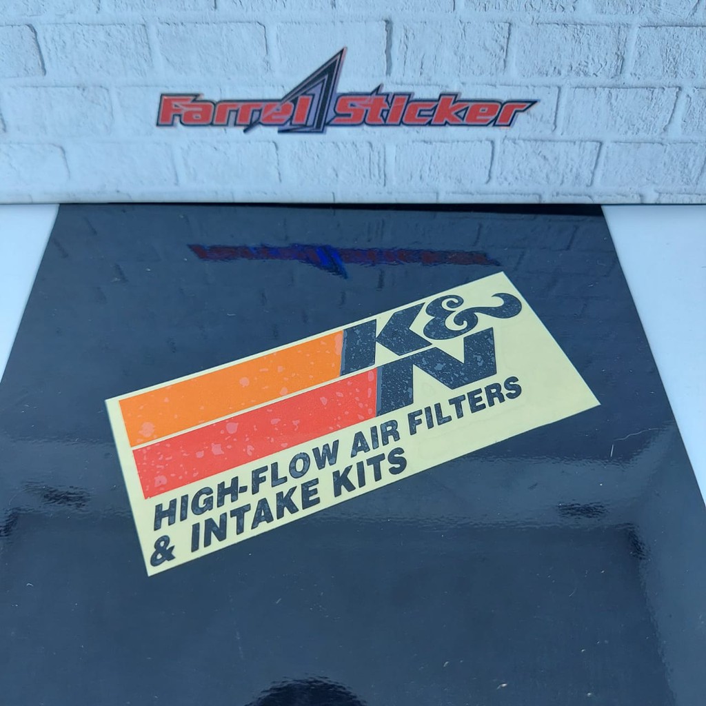 Stiker sticker K&amp;N INTAKE KITS