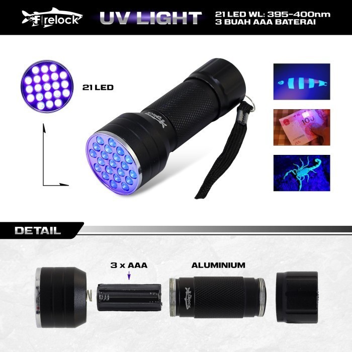 SENTER UV FIRELOCK LIGHT 21LED