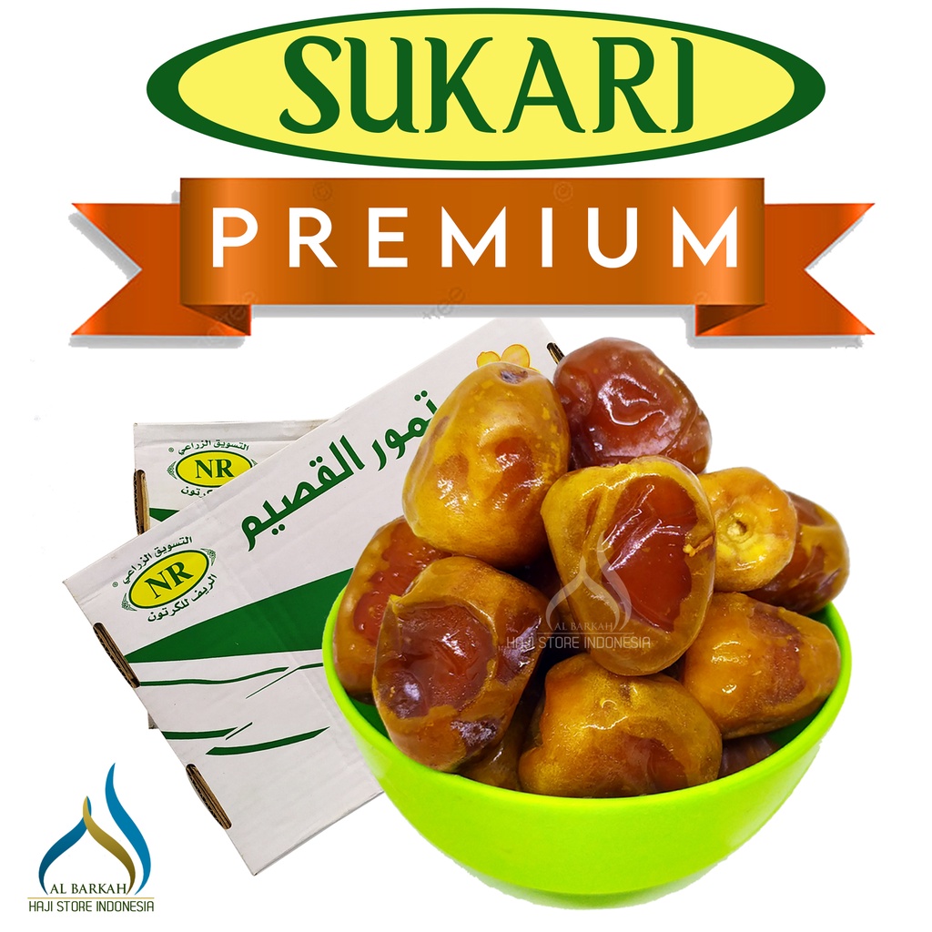 Kurma Sukari 3kg Premium Wrapping Basah Kualitas Super