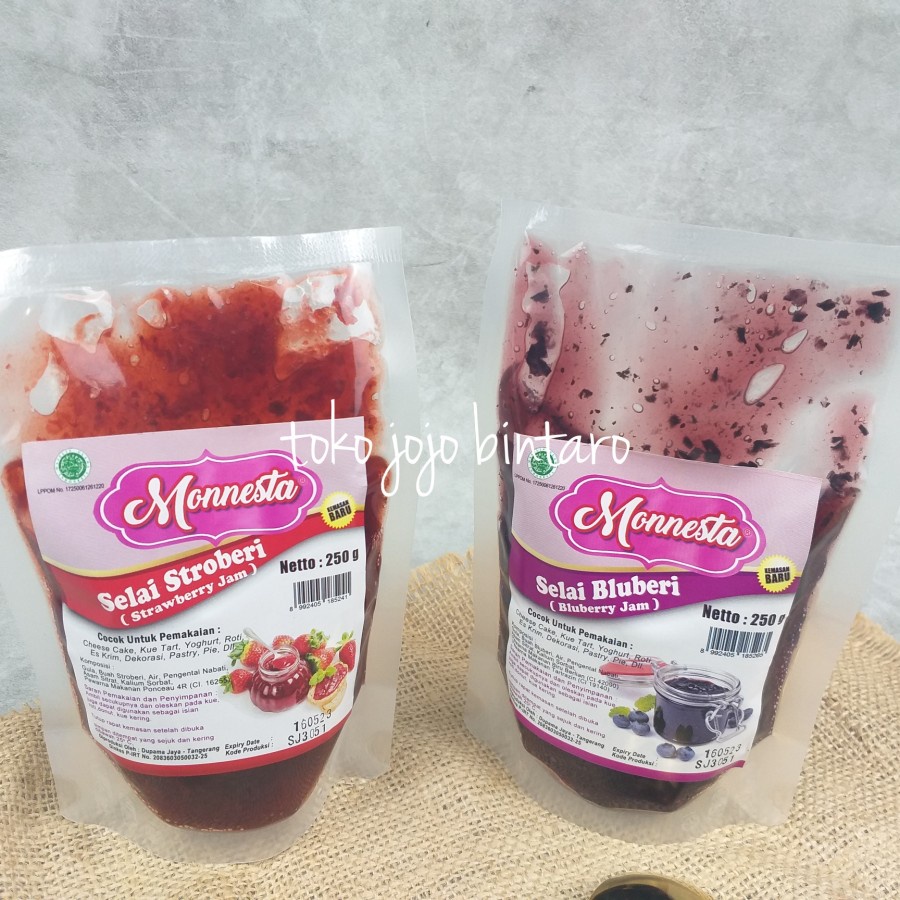 

MONNESTA SELAI STRAWBERRY FILLING 250 GRAM
