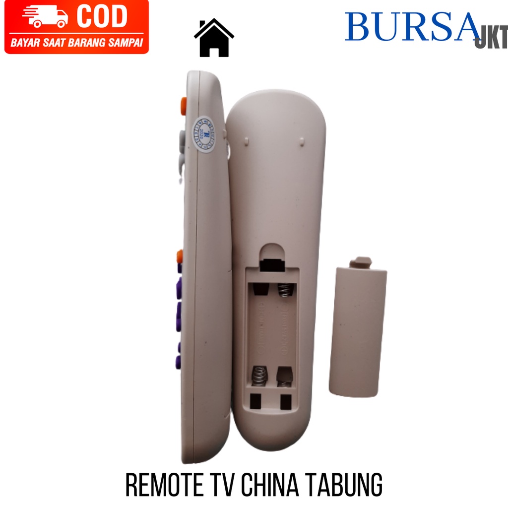 REMOTE TV TABUNG CHINA REMOT TV PENGGANTI MESIN CHINA MODEL OVAL