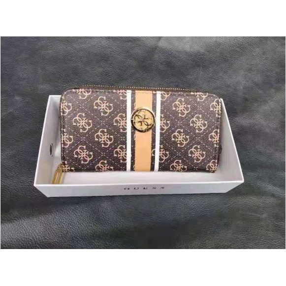 NEW! DOMPET GUESSS5 JENSEN LONG WALLET FREE BOXDOMPET FASHION IMPORT WANITA#341883