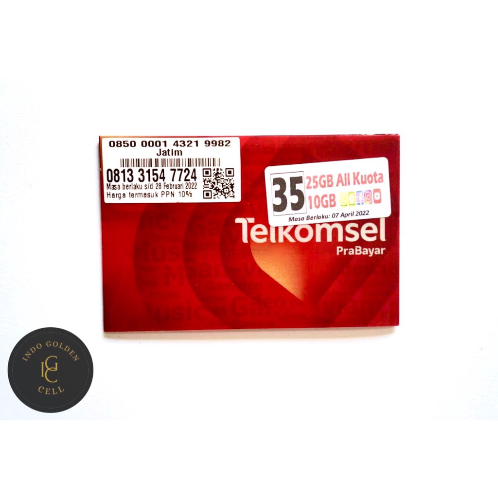 KARTU PERDANA TELKOMSEL 25 GB UNLIMITED