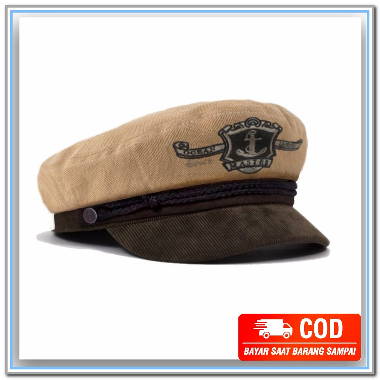 Topi Pria Distro Keren Dewasa  Baseball Cap Snapback Fashio TB686 Topi Pelaut/ Fiddler Cap/ T