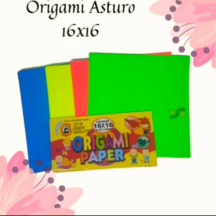 

ORIGAMI PAPER ASTURO 16 X 16/KERTAS WARNA LIPAT