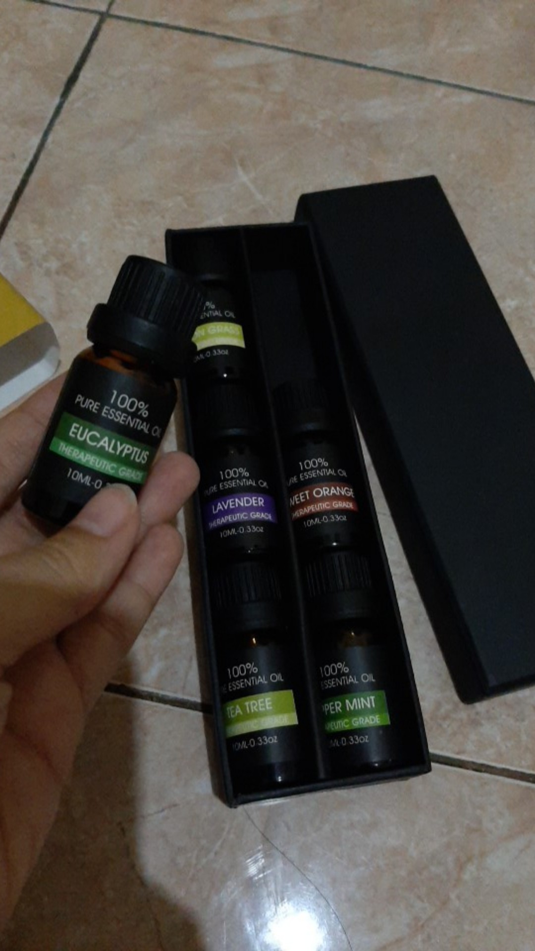 ( 6pcs) Eighteen Pure Aromaterapi Minyak Esensial Murni Diffuser 10ml