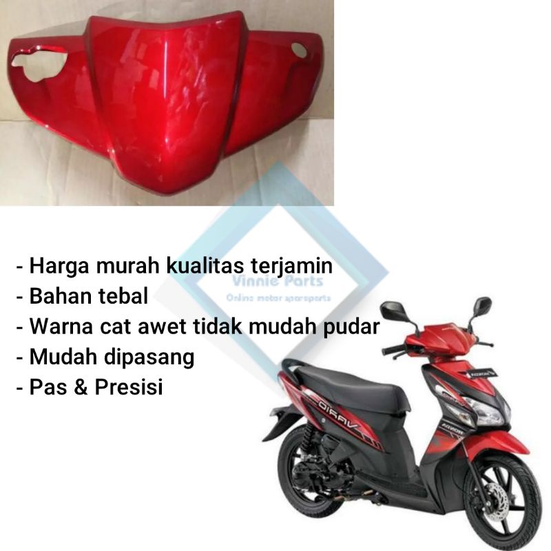 Batok depan vario 110 karbu merah maroon