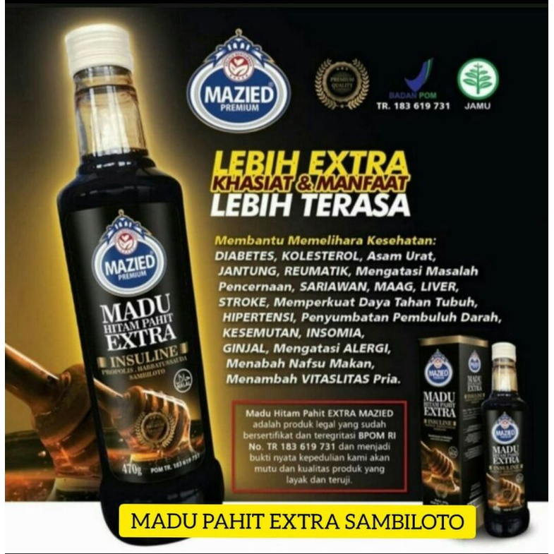 

Madu Mazied Insulin Extra Pahit (COD)