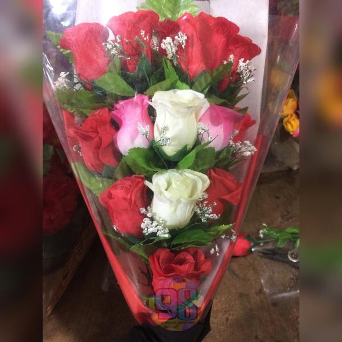 Stok Terbatas Setangkai Bunga Mawar Rose Artifical Plastik Replika Tidak Layu Shopee Indonesia