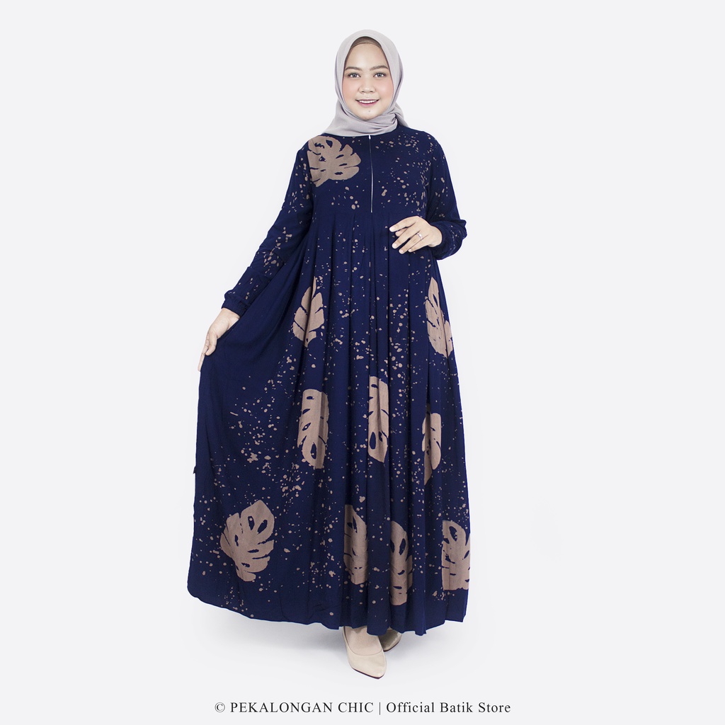 [BISA COD] GAMIS TIE DYE KEKINIAN / GAMIS KATUN RAYON / GAMIS TWILL ORI / GAMIS BUSUI-Janda Bolong Biru