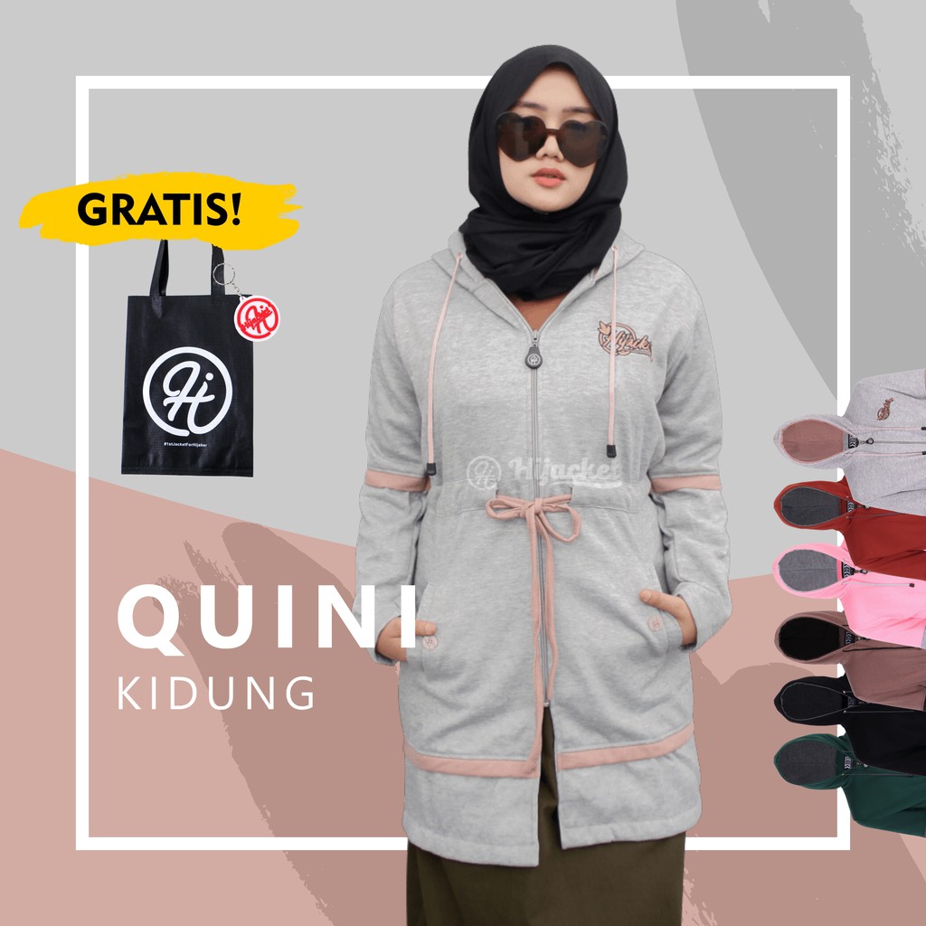 Hijacket Aurelia - Jaket Muslimah Hijacket Wanita - Jaket Hijab Muslimah