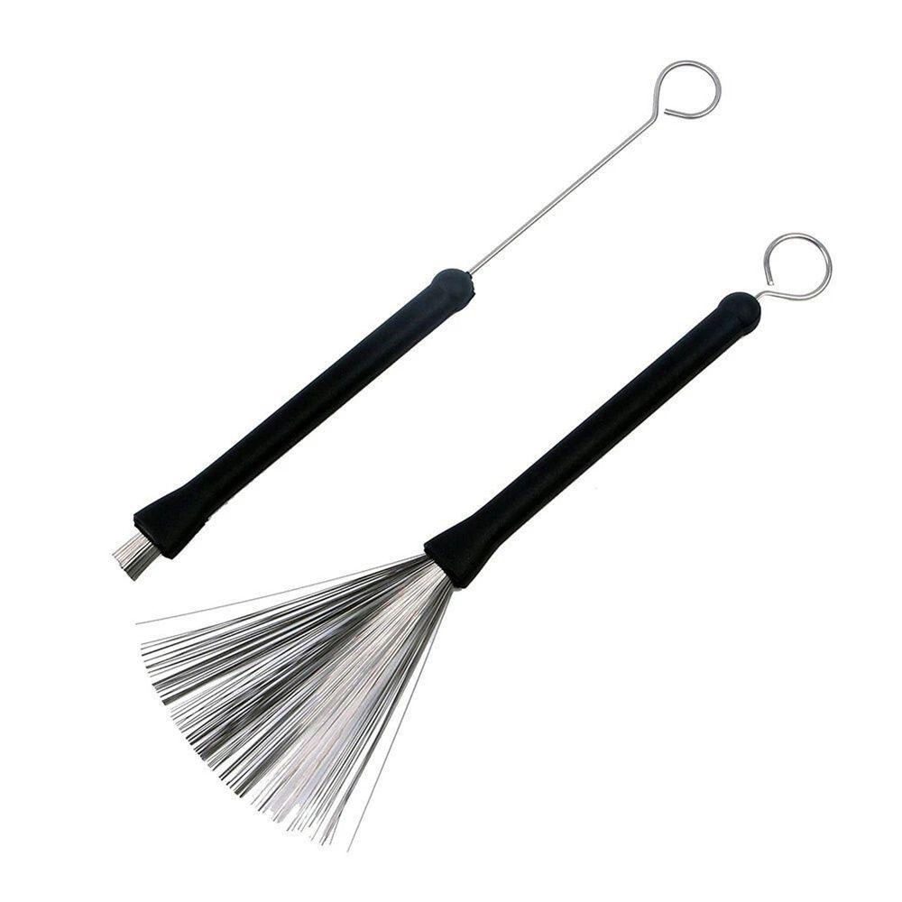 【 ELEGANT 】 Drum Brushes Portable Awet Ditarik Stik Perkusi Part Alat Pembersih Musik Cleaning