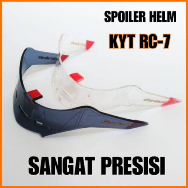 Spoiler KYT RC7 / Spoiler Helm Kyt RC Seven RC 7