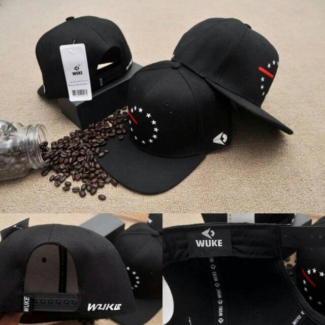 Topi Original Import Wuke Five Pointed Stars - Snapback Wuke