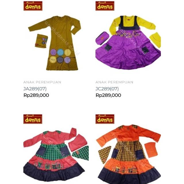 Aneka Baju Anak Dannis size 7