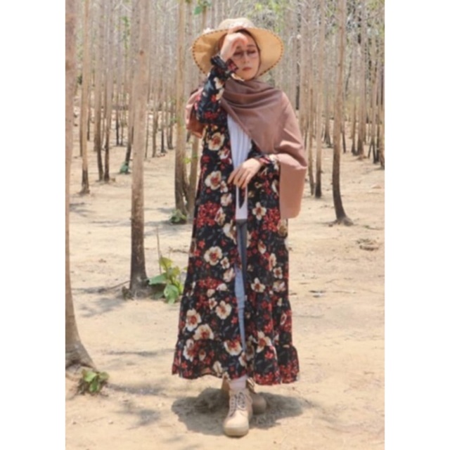 Outer bunga Kerah V Rempel bawah Tali serut pinggang