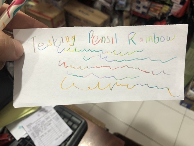 Pensil warna rainbow sisa export ke amerika usa-4