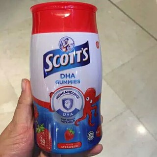 SCOTT DHA GUMMIES/vitamin anak/minyak ikan/scott emulsion