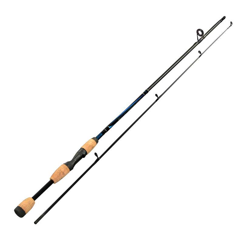 TaffSPORT Joran Pancing tongkat pancing stik pancing 1.8M Shank Spinning Handle Carbon Fiber 2 Segmen