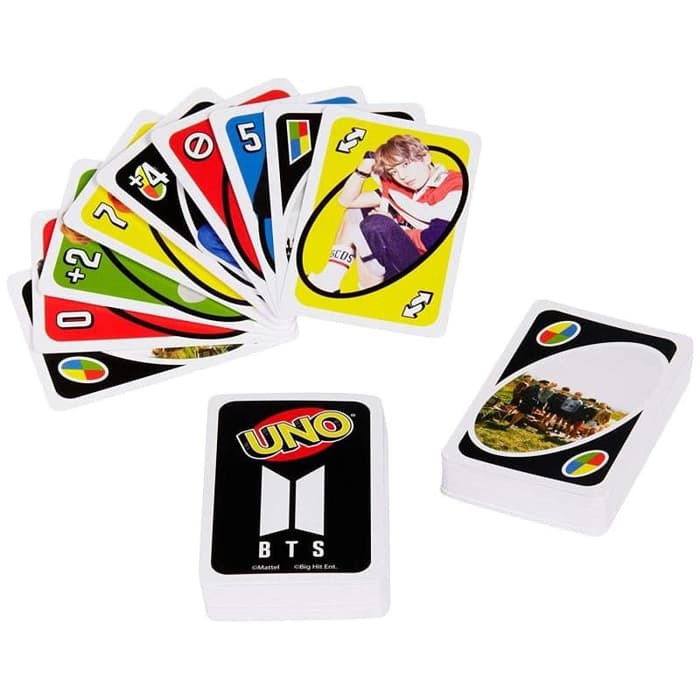 [UNO BTS] Kartu Uno versi BTS / Uno Card by Mattel Games