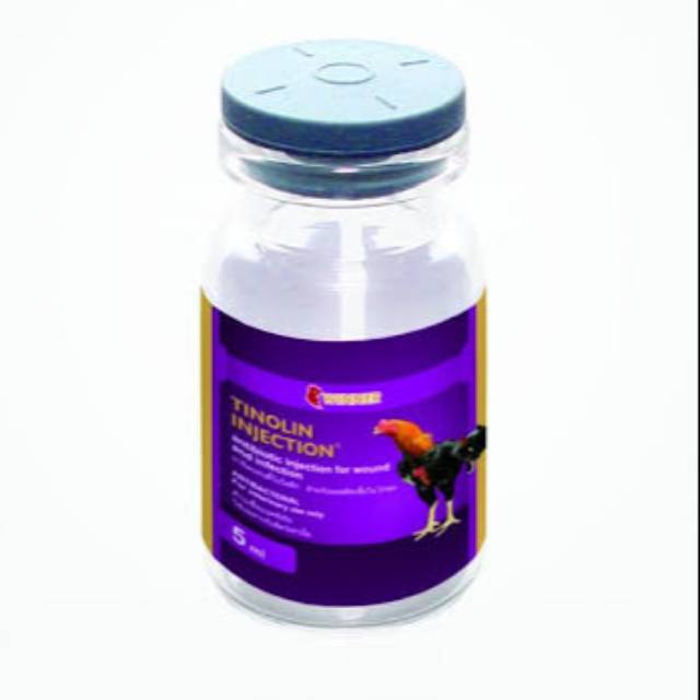 TINOLIN Injection Obat luka Ayam 5ml