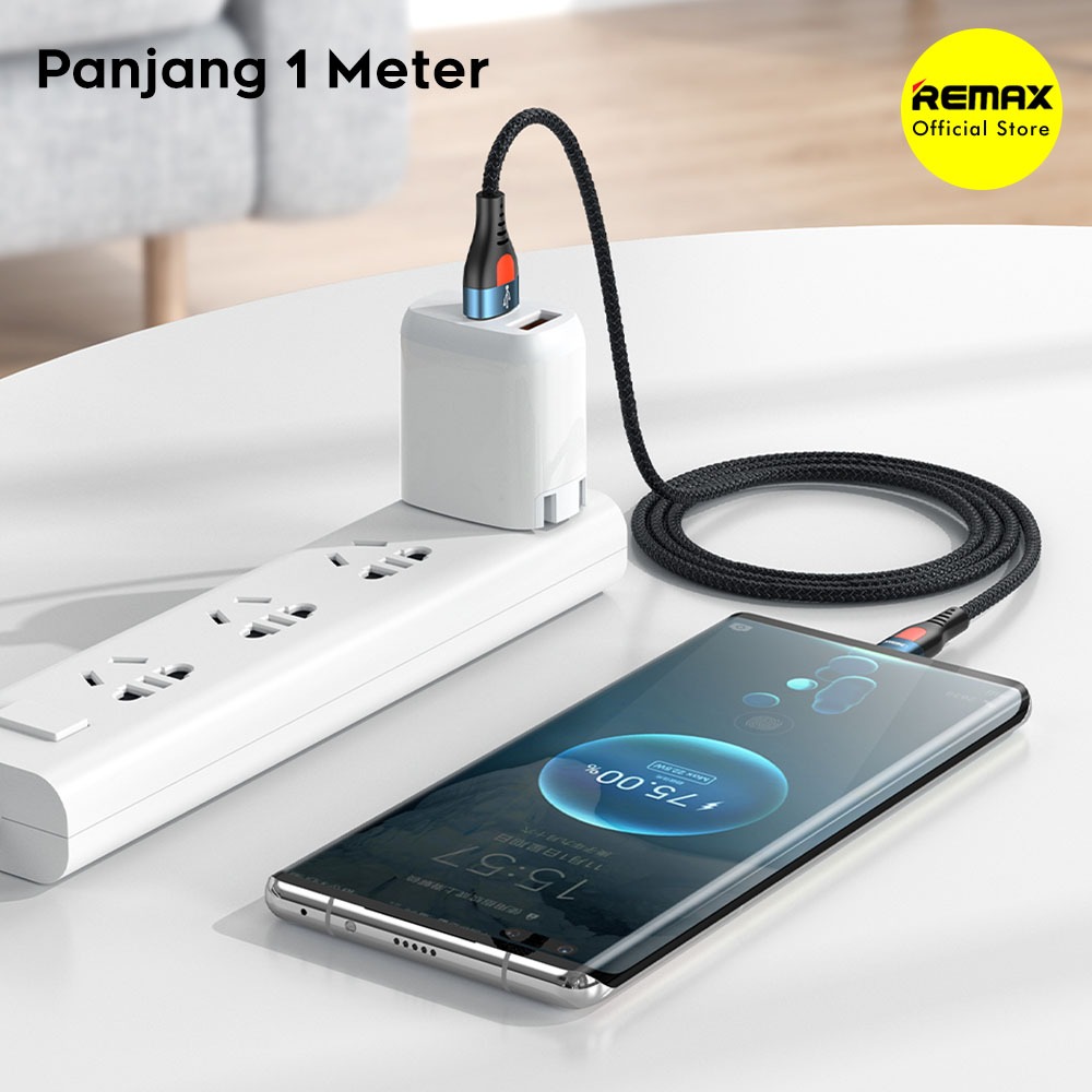 Remax Lesu Pro Kabel Data Type C Braided Fast Charging 5A RC-188A