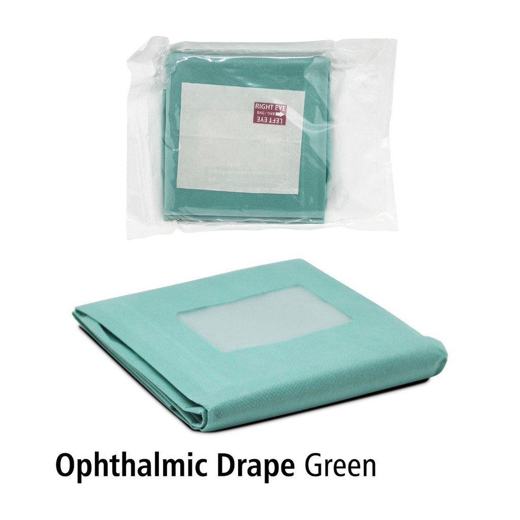 Ophthalmic Drape Green Onemed