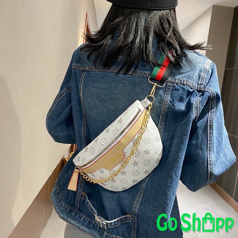 Waist Bag Import Kulit PU Premium - WaistBag Wanita Fashion Korea - Tas Pinggang Wanita [WB02]