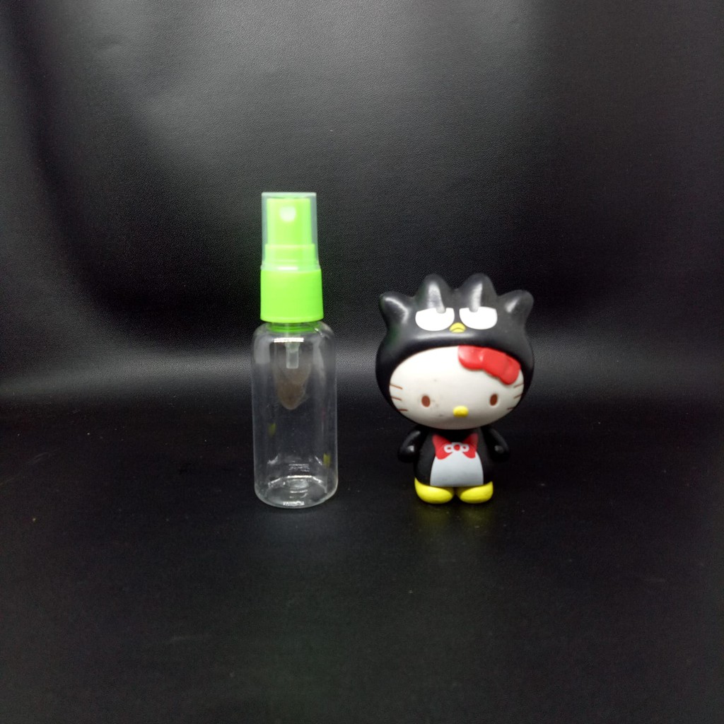 Botol Plastik Spray Bening Mini 30 ml untuk cairan sanitazer dan parfum