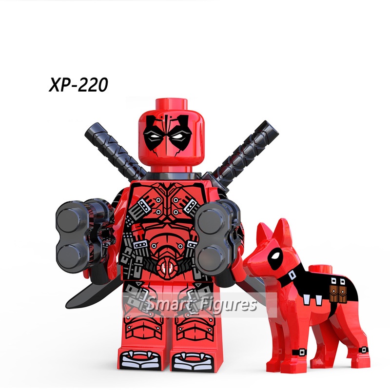 Mainan Action Figure Mini Figure Deadpool Marvel Super Heros KT1030 Untuk Koleksi / Hadiah Anak