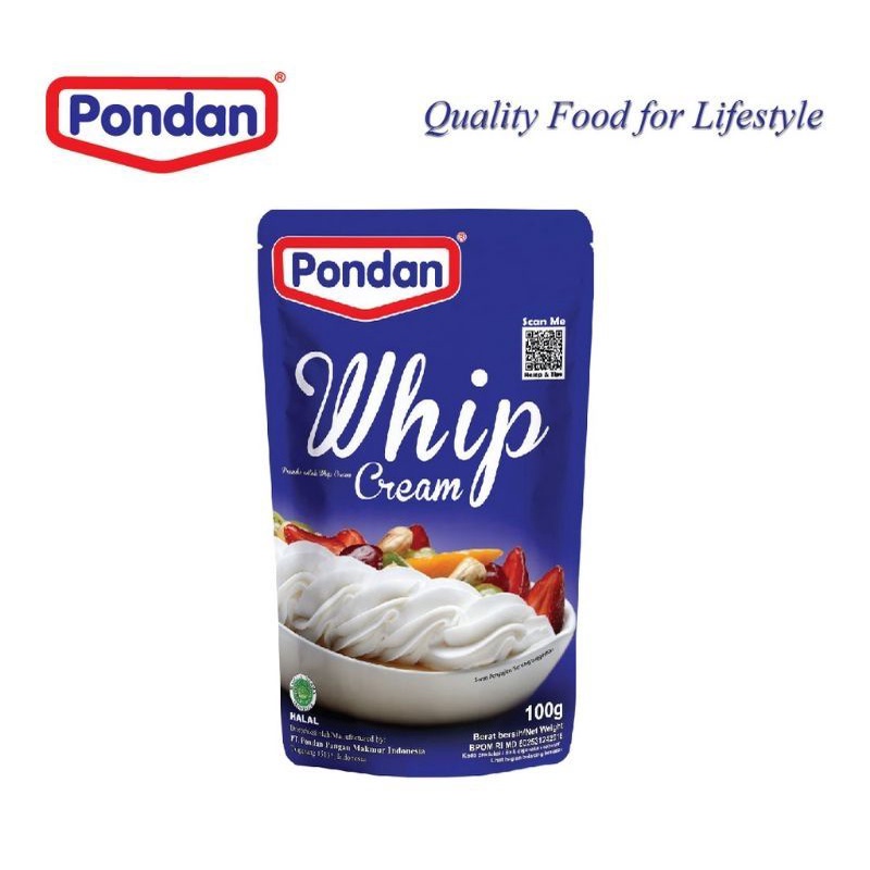 

❤ BORNEO ❤ PONDAN WHIP CREAM 100GR
