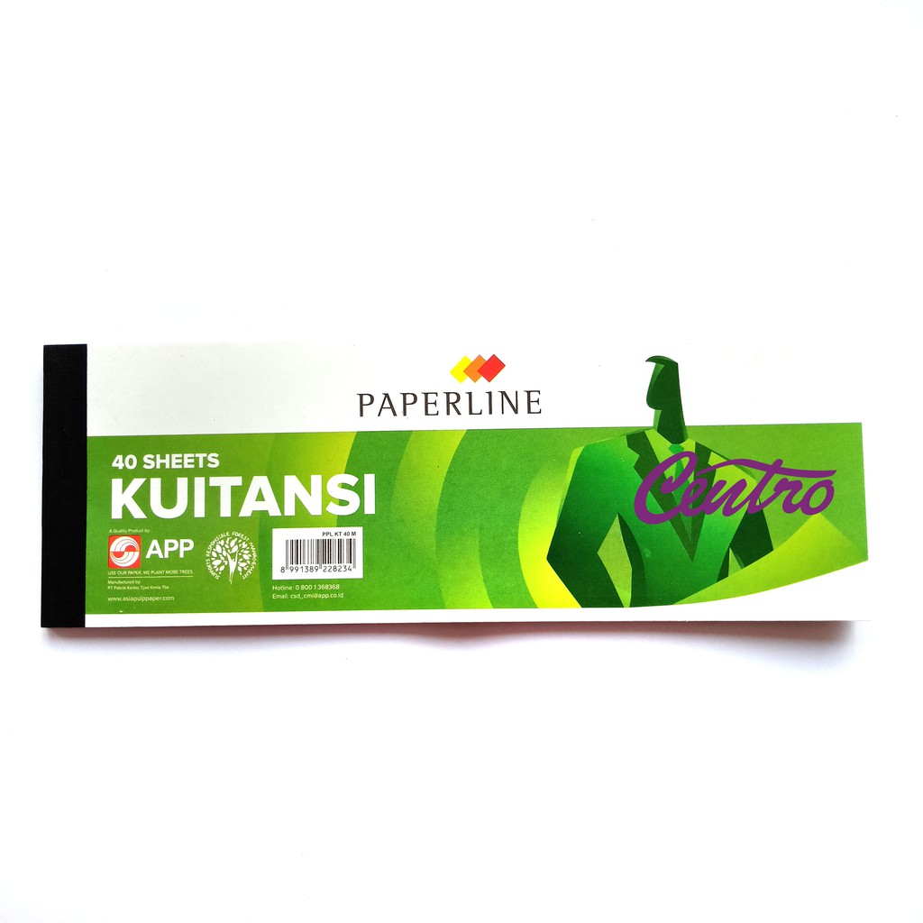 

Kuitansi Paperline kwitansi PPL KT 40M