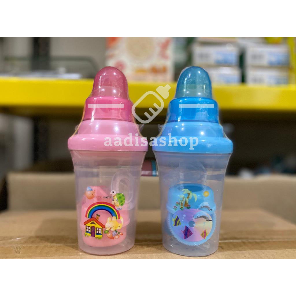 Ninio Gelas Sedotan Dot Drinking Training Cup Minum Susu Bayi N 3008