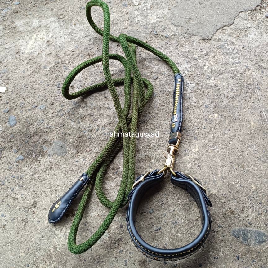 KALUNG ANJING DAN TALI ANJING BERBURU PATAH SATU