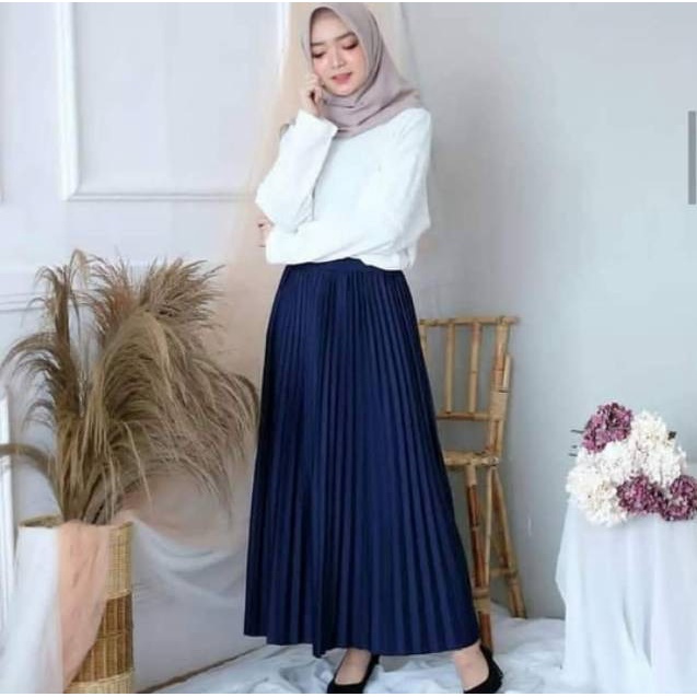 Rok prisket import premium super lebar Real Pic